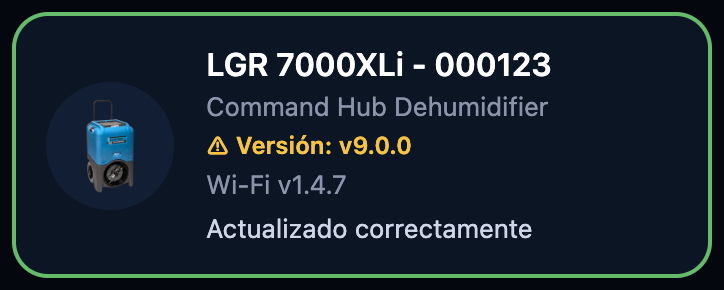 Actualizado correctamente